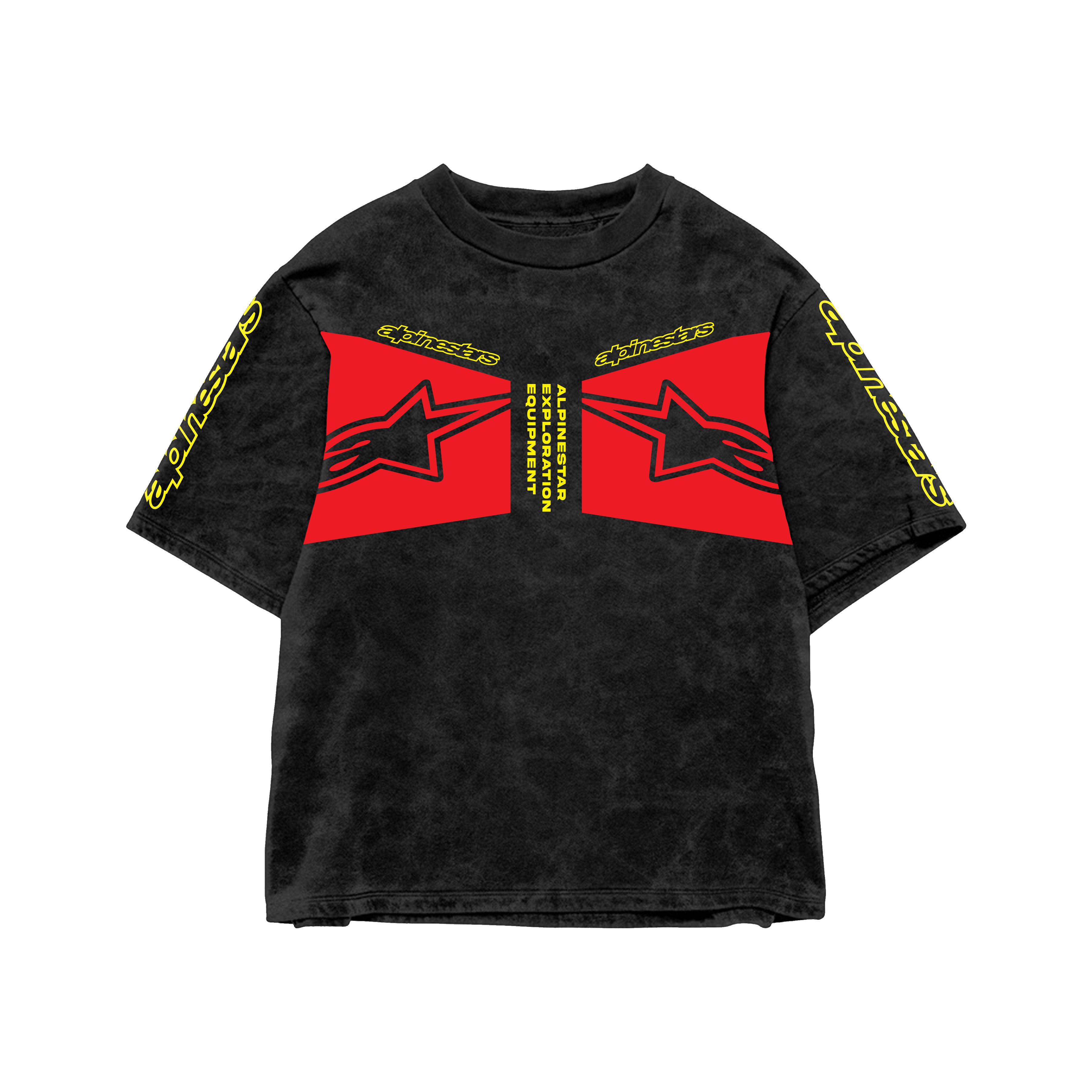 Alpinestar2 Acid Wash Oversized Tee