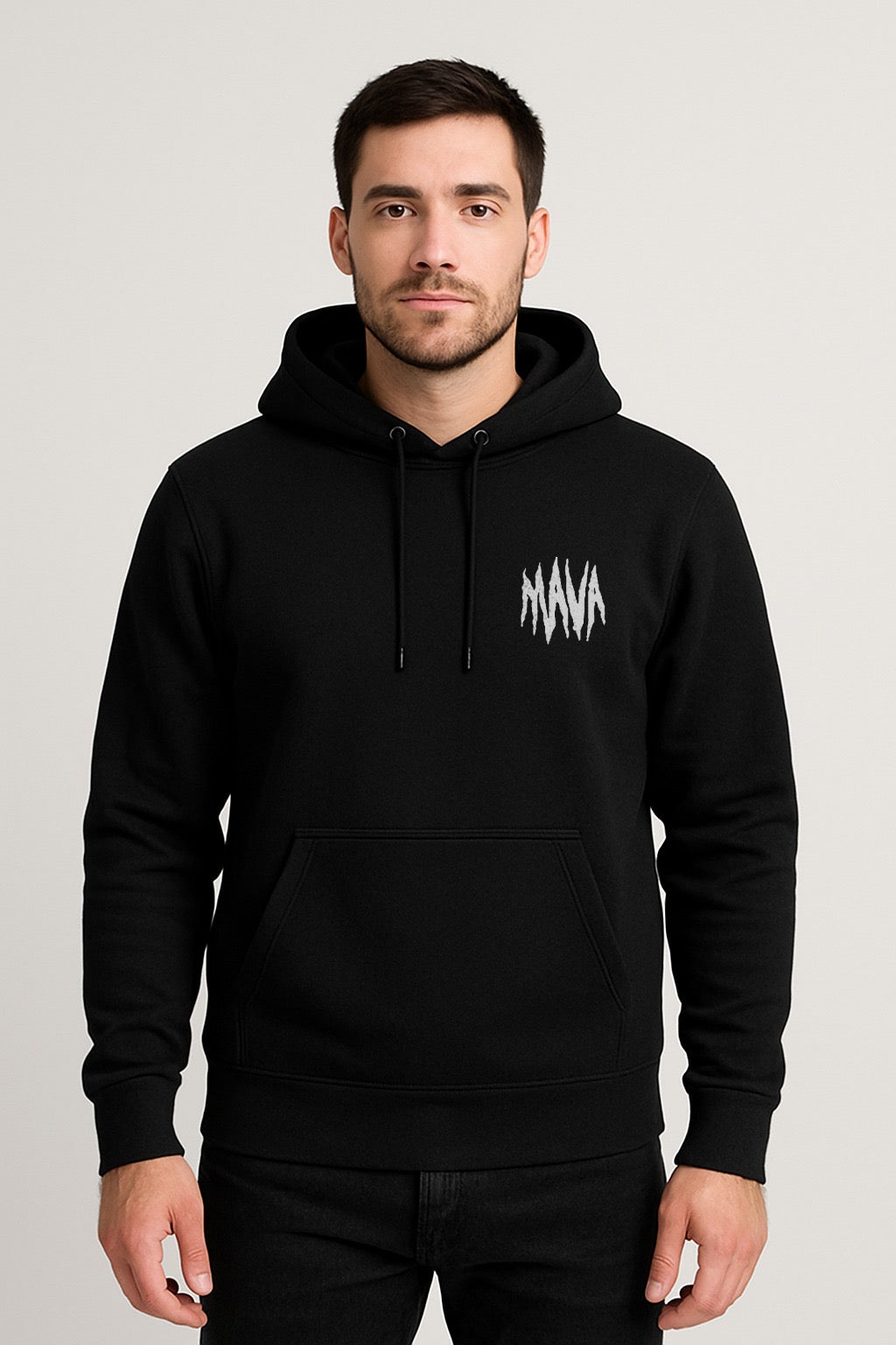 Divine Protection Cross Hearts Angel Graphic Hoodie