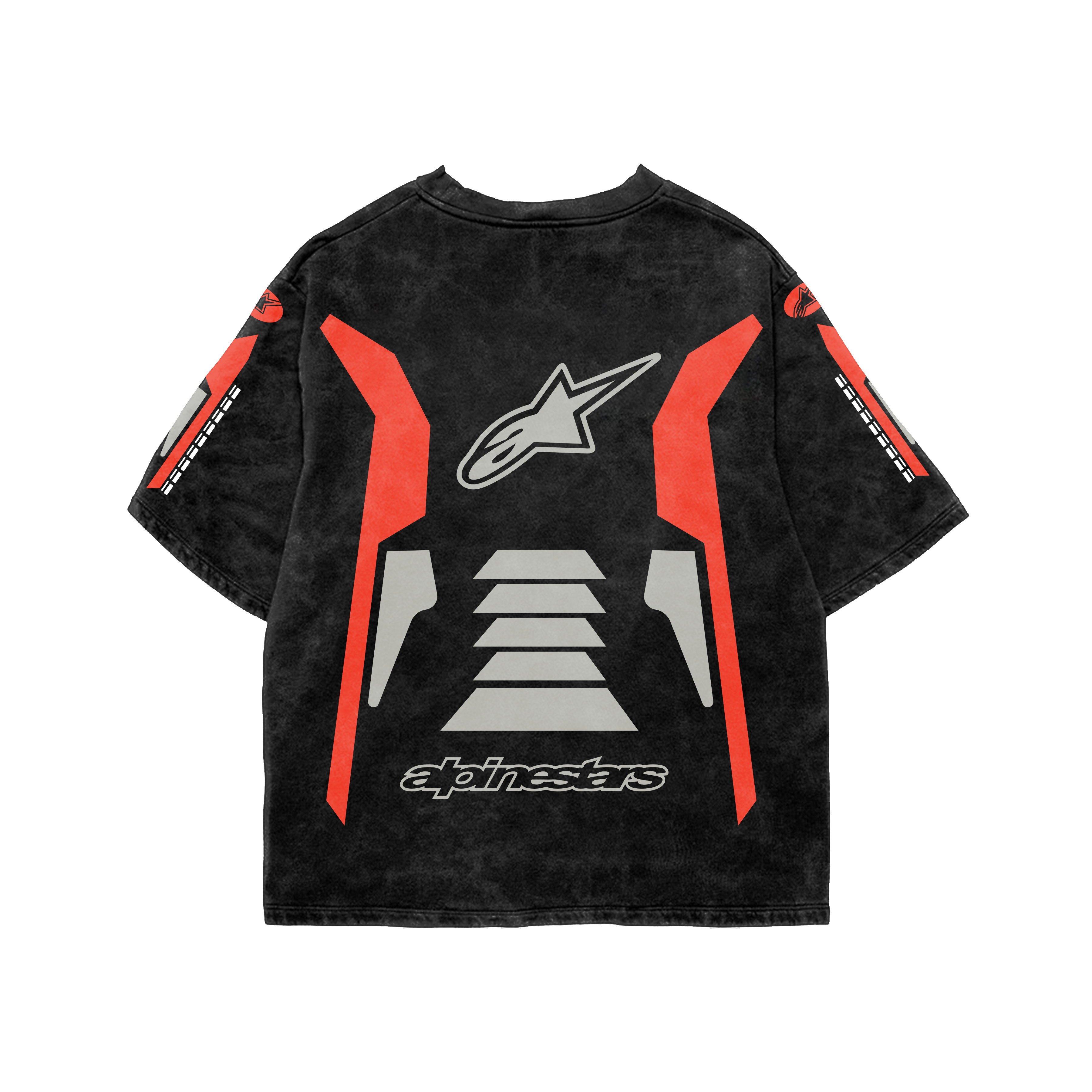 Alpinestar1 Acid Wash Oversized Tee