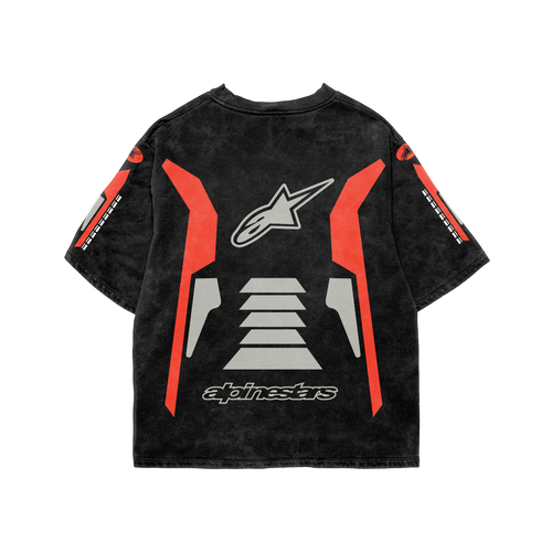 Alpinestar1 Acid Wash Oversized Tee