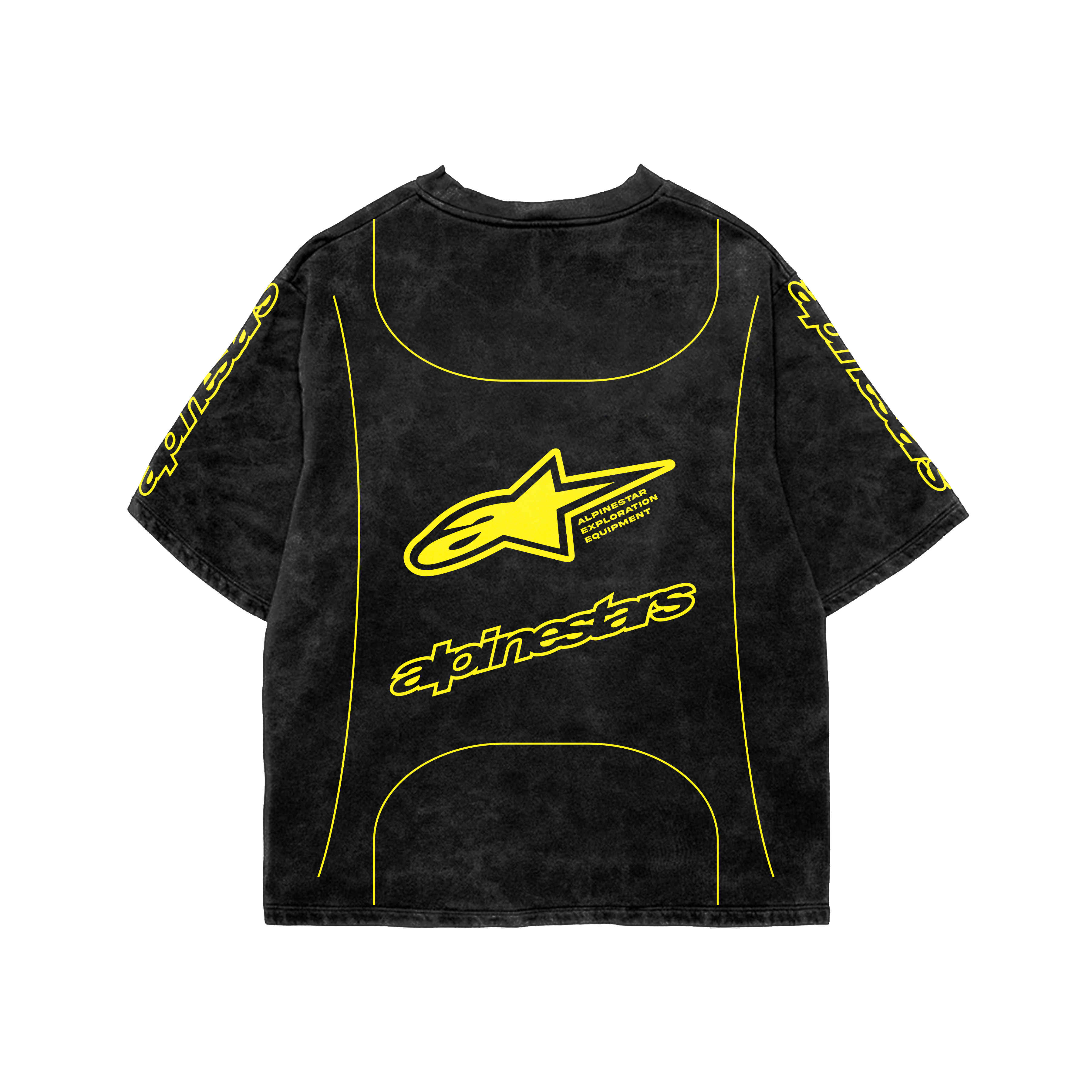 Alpinestar2 Acid Wash Oversized Tee