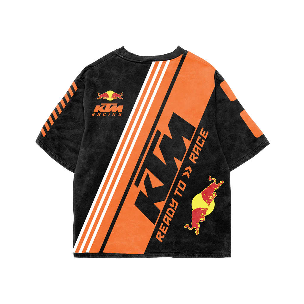Ktm Acid Wash Oversized Tee