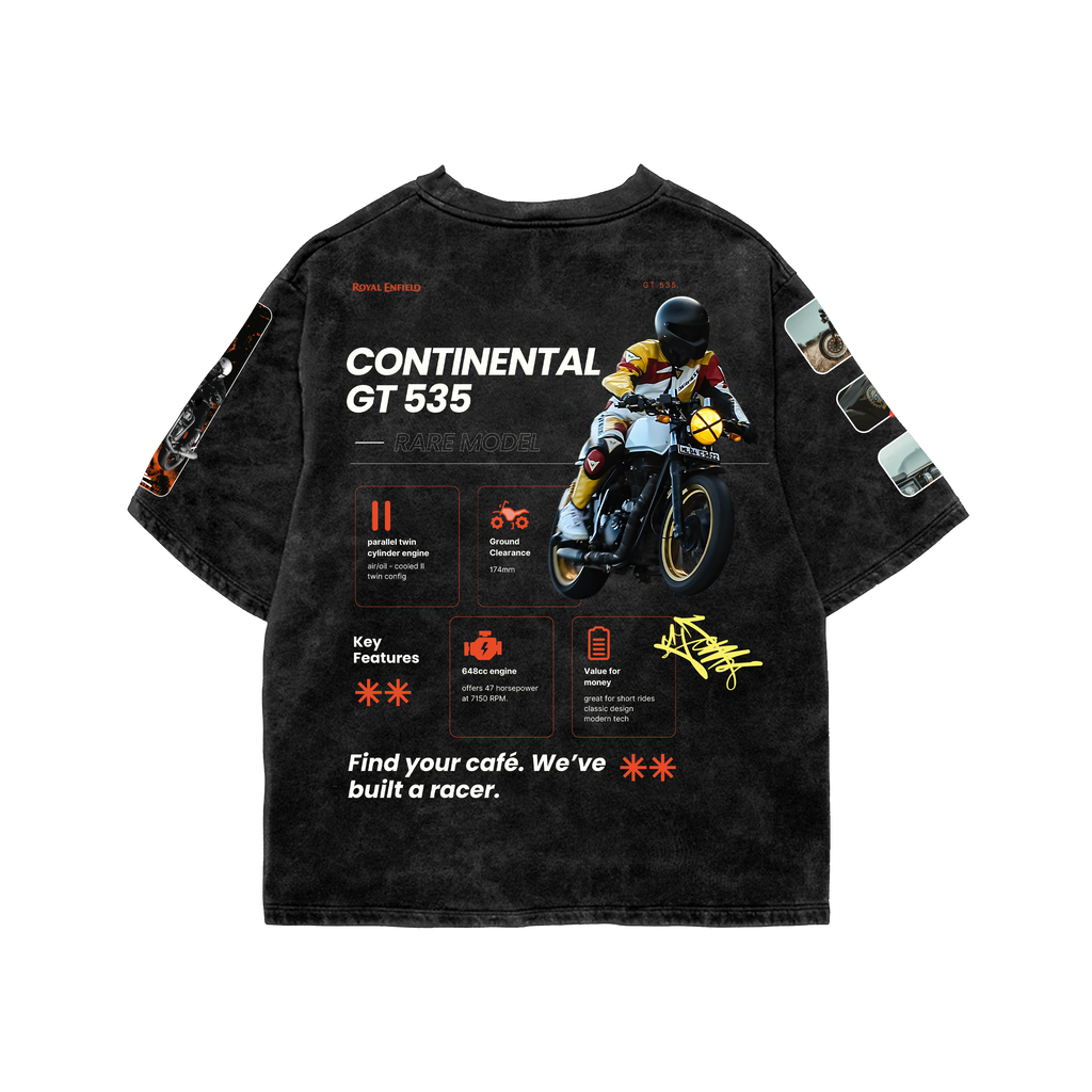 GT Acid Wash Oversized Tee