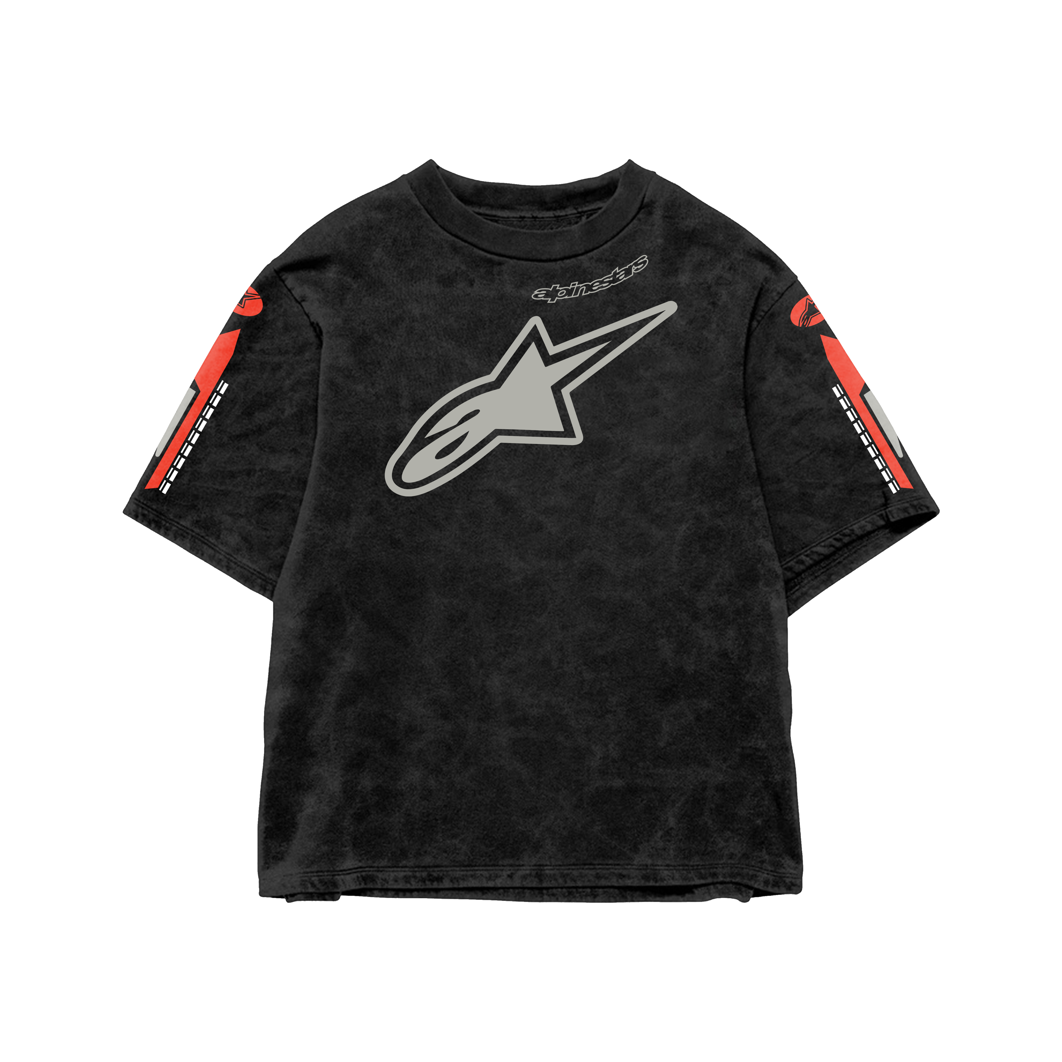 Alpinestar1 Acid Wash Oversized Tee