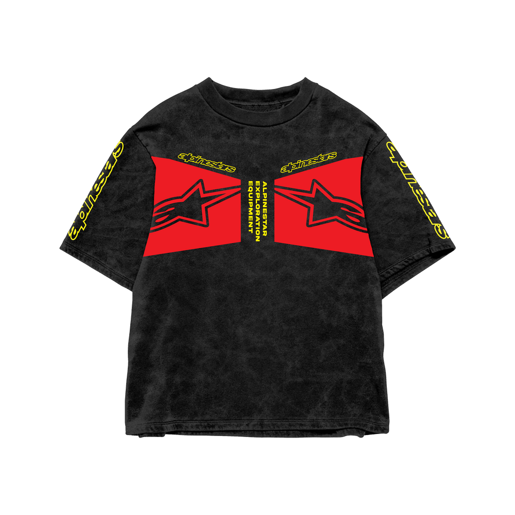 Alpinestar2 Acid Wash Oversized Tee