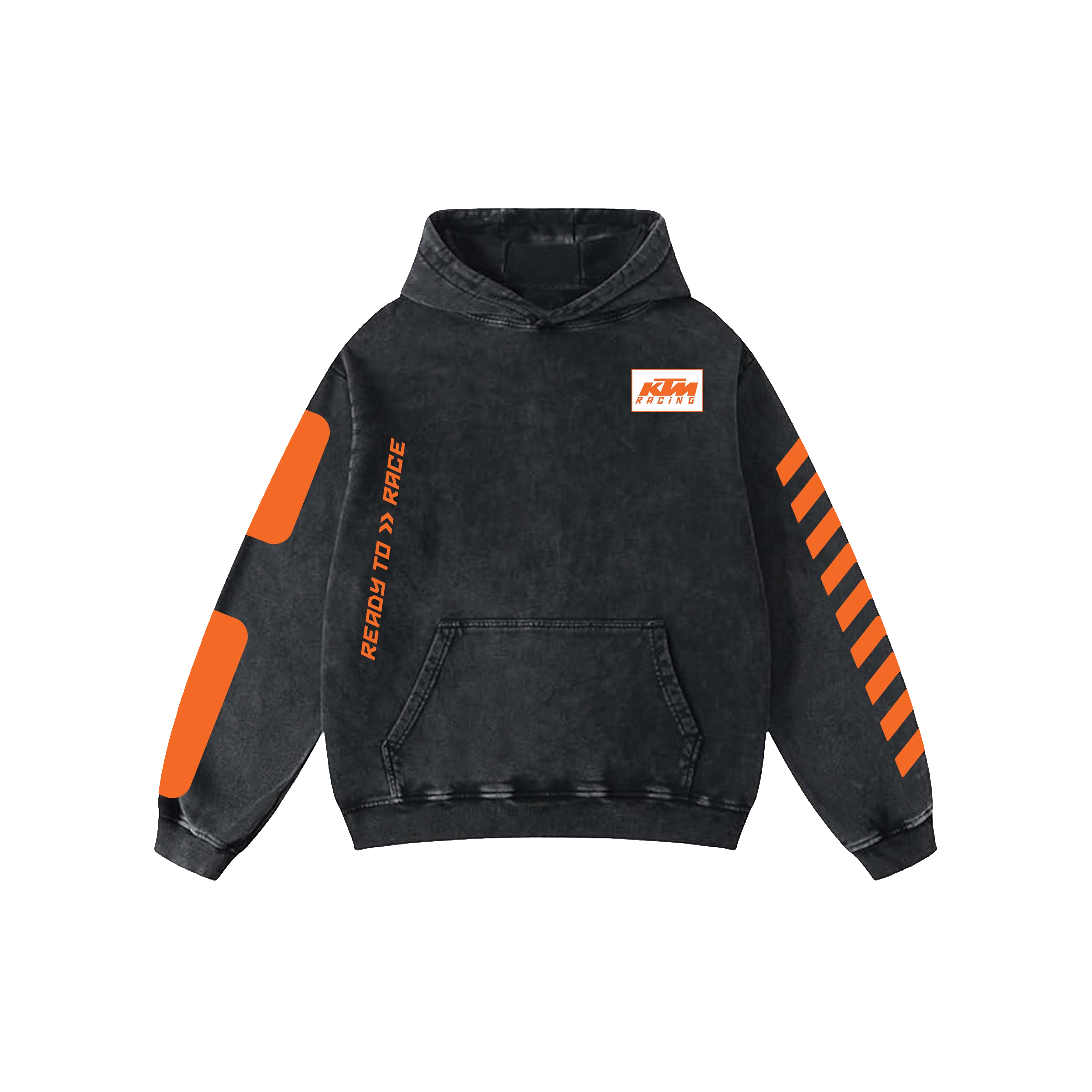 Ktm Acid Wash Oversized Hoodie