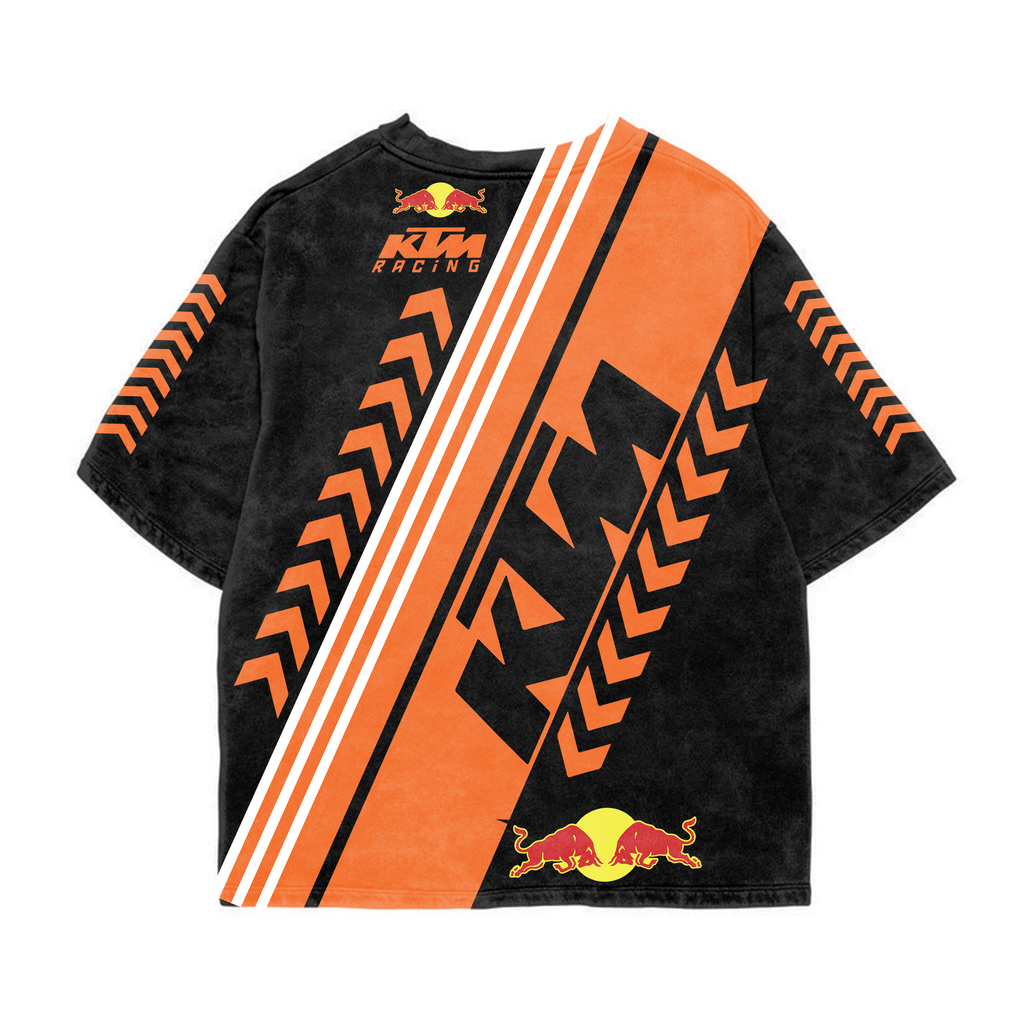 Ktm Acid Wash Oversized Tee