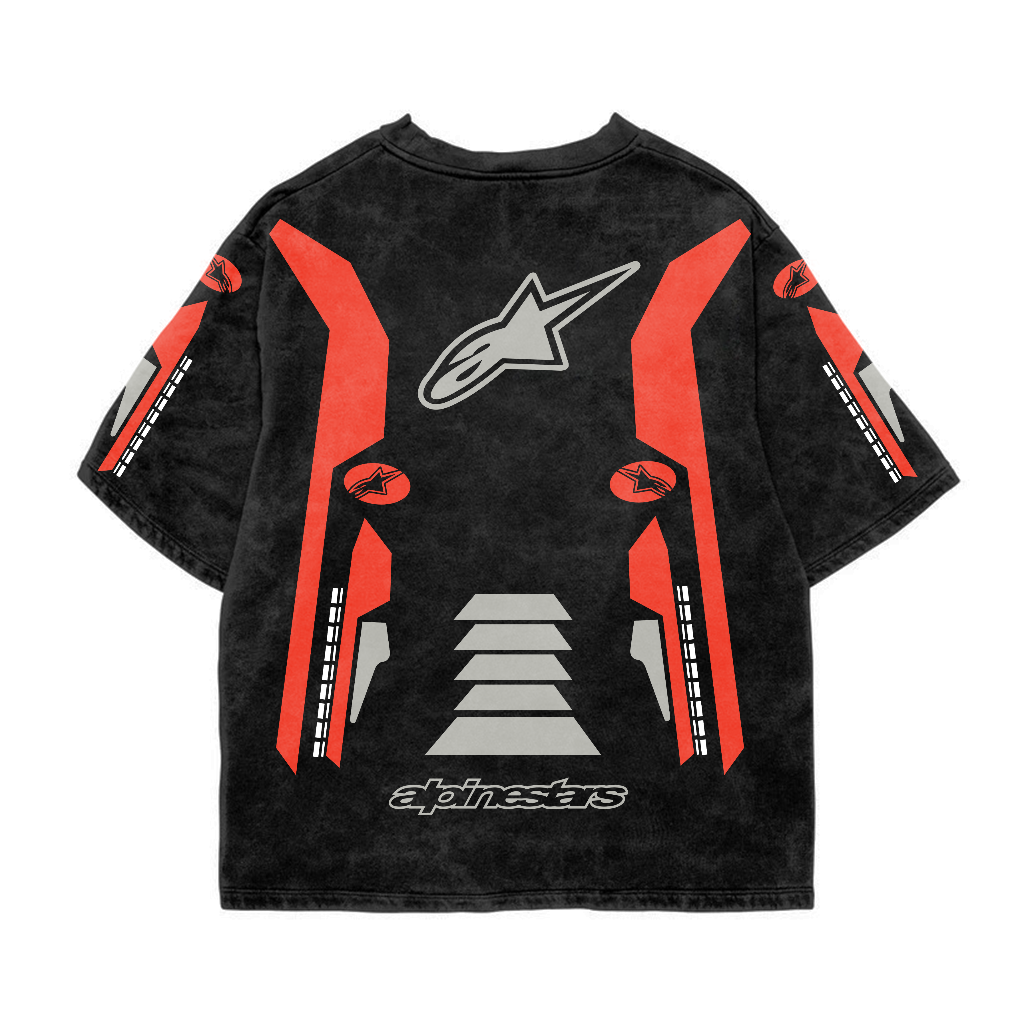 Alpinestar1 Acid Wash Oversized Tee