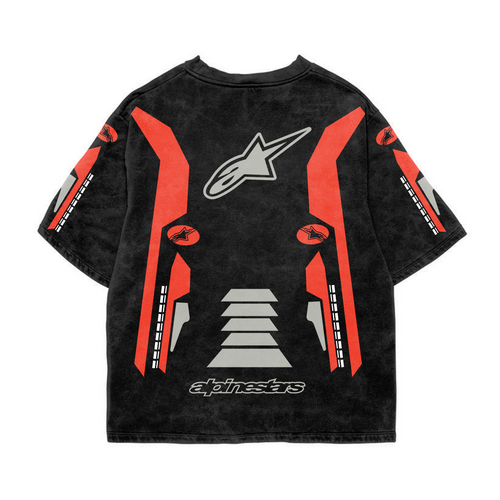 Alpinestar1 Acid Wash Oversized Tee
