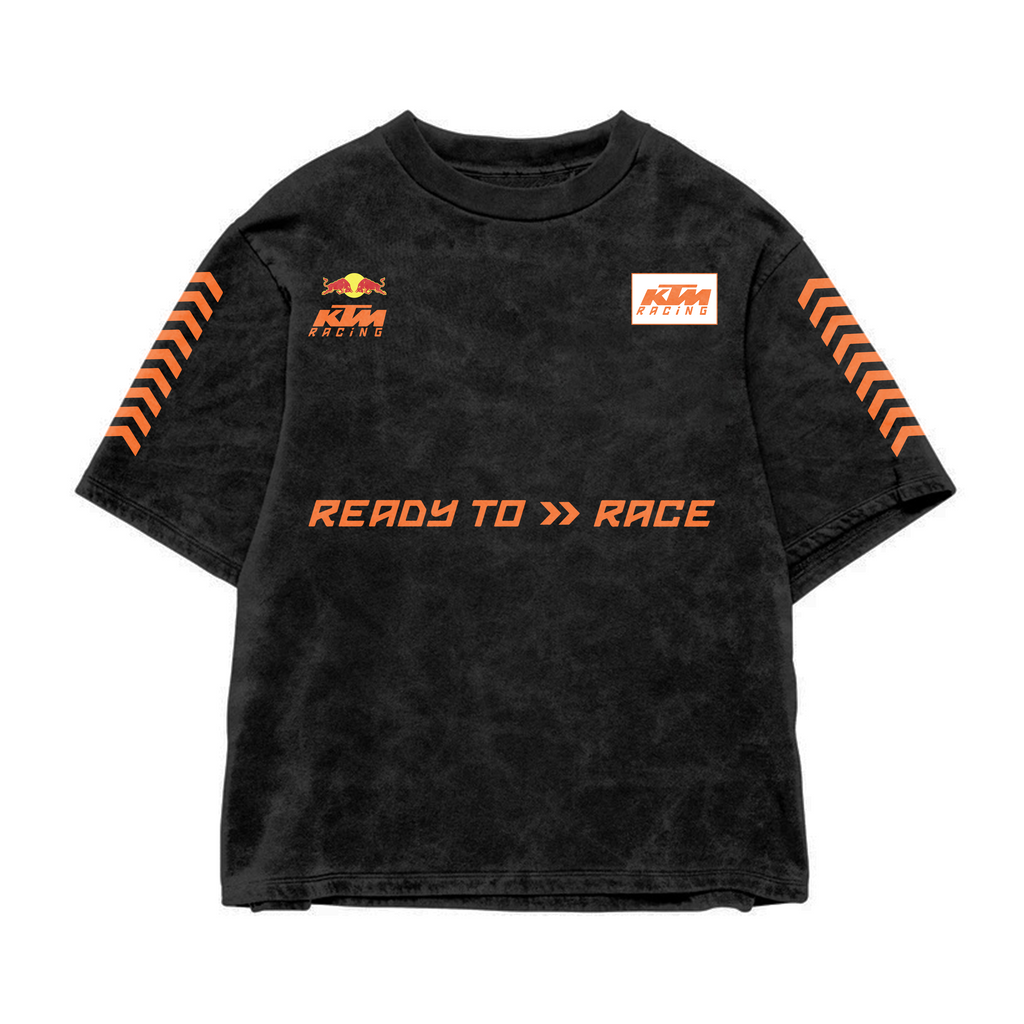 Ktm Acid Wash Oversized Tee