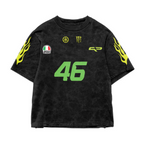 Yamaha Acid Wash Oversized Tee