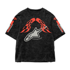 Alpinestar1 Acid Wash Oversized Tee