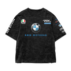 Bmw Acid Wash Oversized Tee